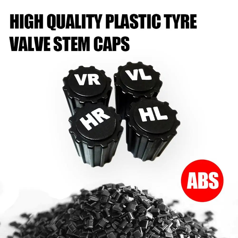 8-Pack Tire Valve Stem Caps – ABS Dustproof Wheel Covers