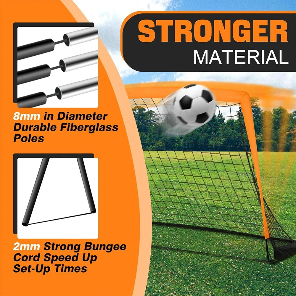 Portable Pop-Up Soccer Goal – Foldable Mini Football Net