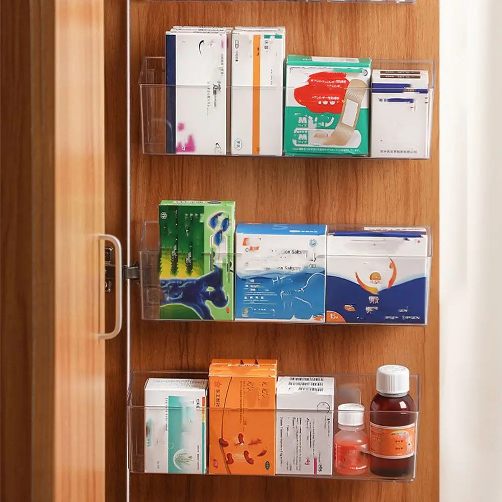 Transparent Wall-mounted Storage Box Large Capacity Classification