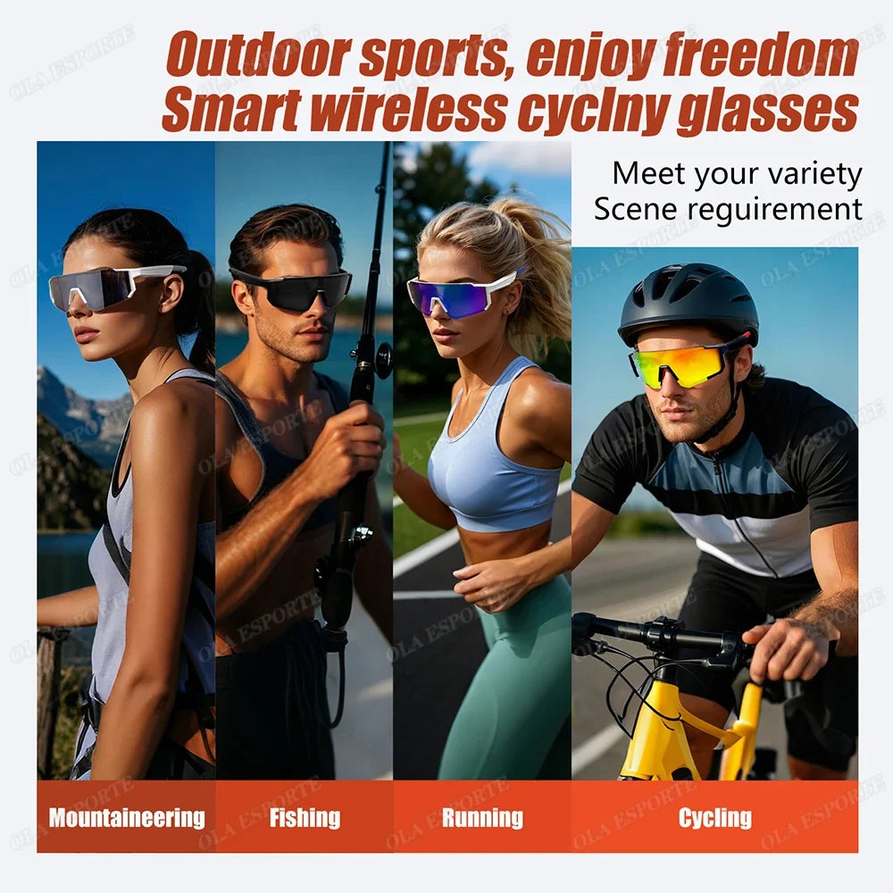 Bluetooth Smart Sunglasses UV400 Polarized | Cycling & Outdoor
