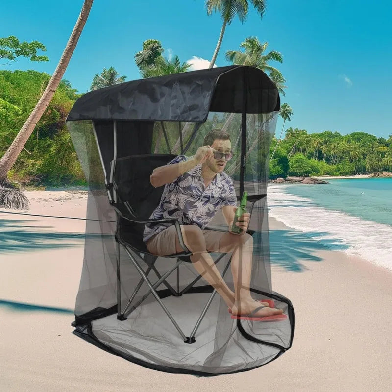 Portable Foldable Outdoor Mosquito Net for Canopy Chair