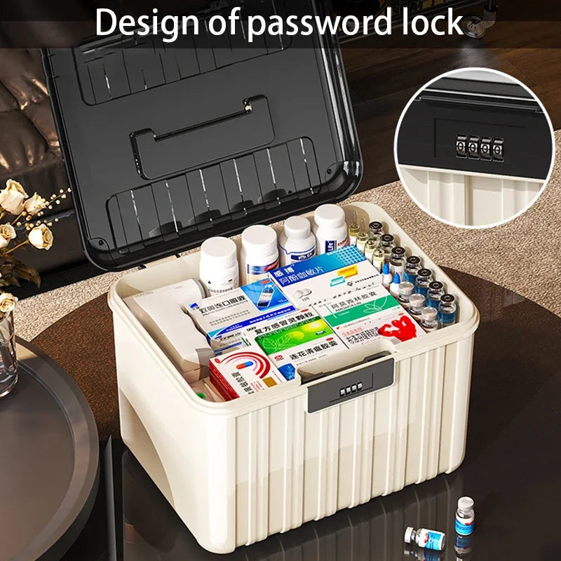 Multifunctional Storage Box Combination Lock Jewelry Clothes