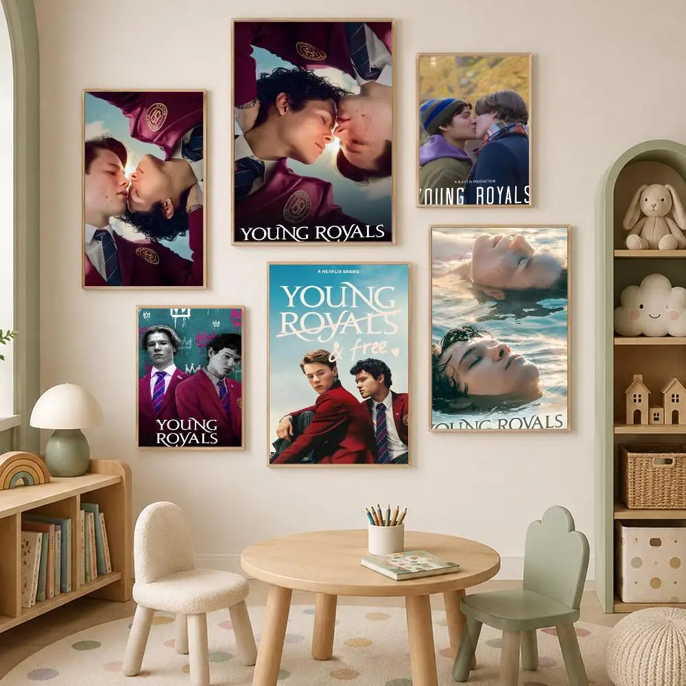 Young Royals Self-Stick Wall Poster – HD Waterproof Wall Art