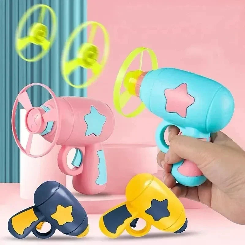 Mini Flying Disc Gun Cat Toy | Interactive Kitten Launch Toy
