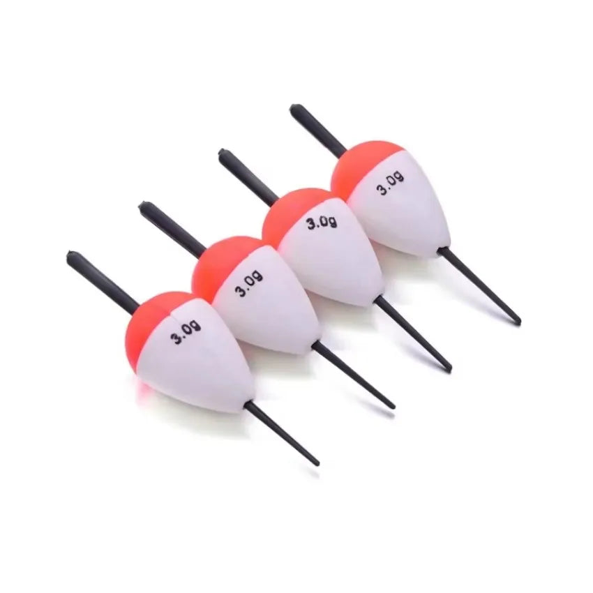 10-Pack Foam Fishing Floats – Big Belly Long Casting Bobbers
