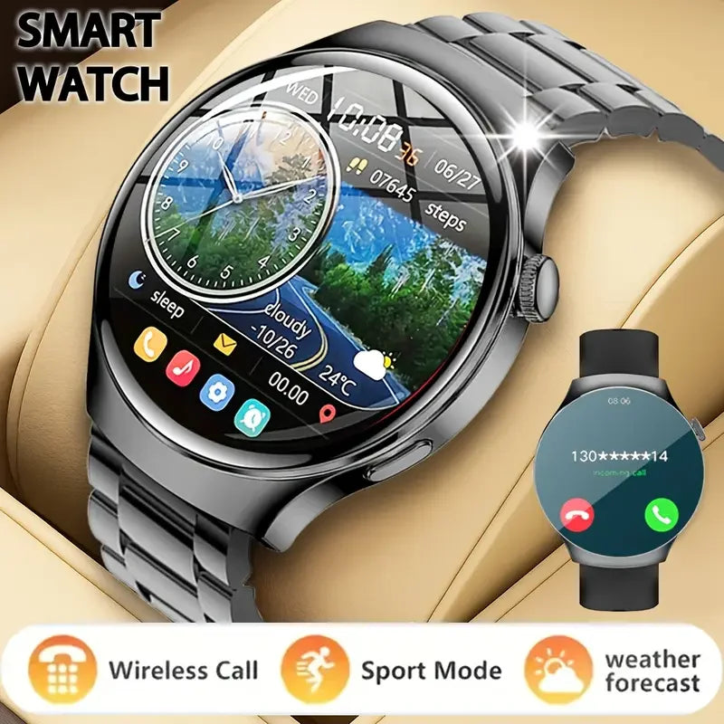 LOMAXFR HD Touch Smart Watch – Calls, Music & Fitness Tracker