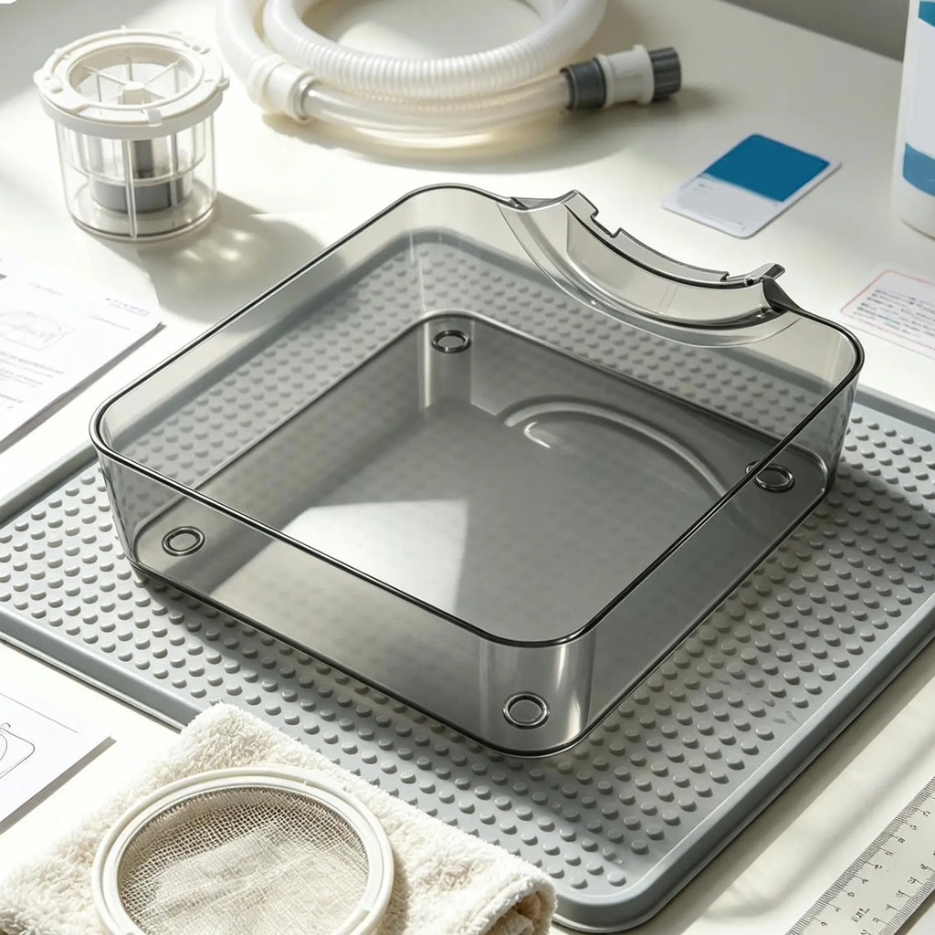 Washer Drain Pan with Lint Filter – Front Load Drip Tray
