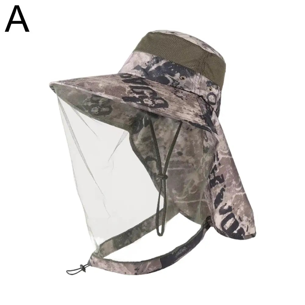 UPF50+ Beekeeping Hat with Mesh Face Shield | Fishing Outdoor