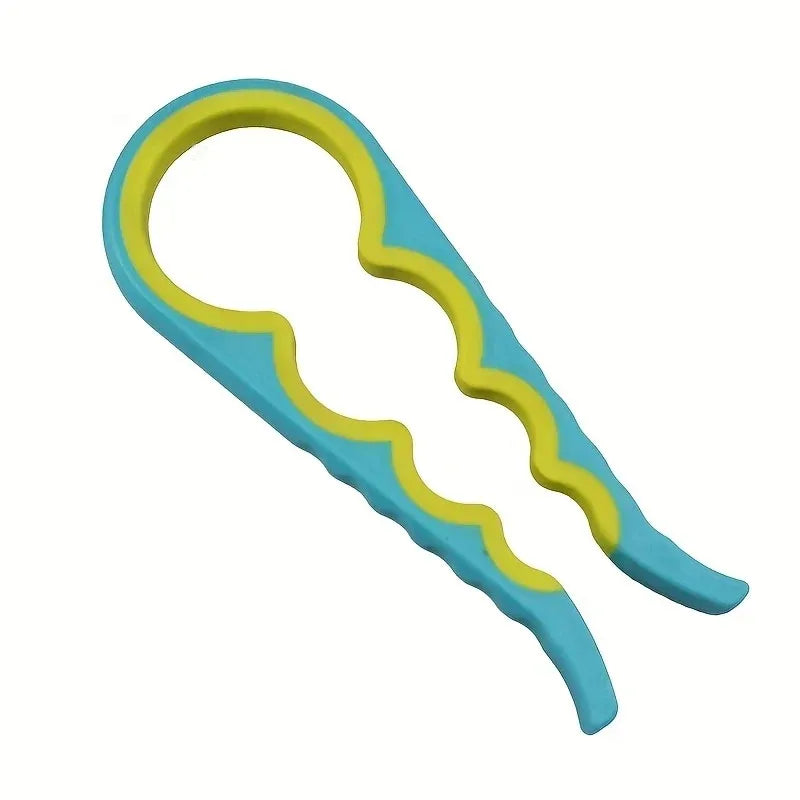 4-in-1 Multi-Function Bottle Opener – Non-Slip Cap Opener