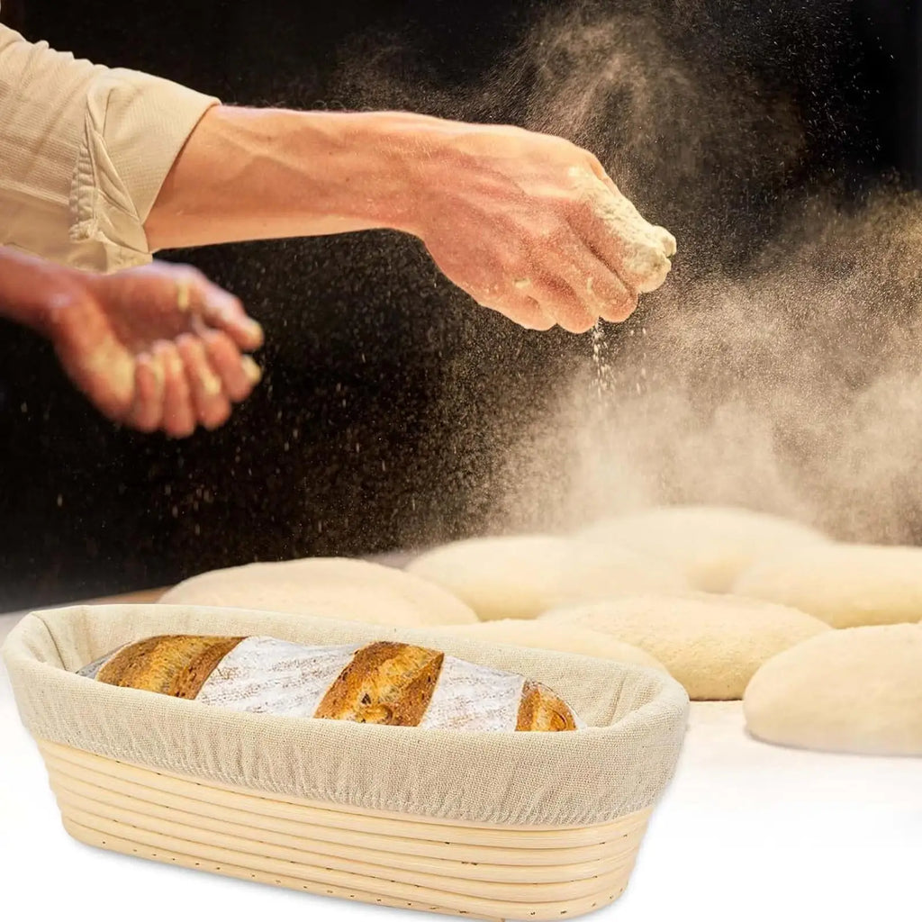 Rattan Bread Proofing Basket – Banneton for Artisan Bakers