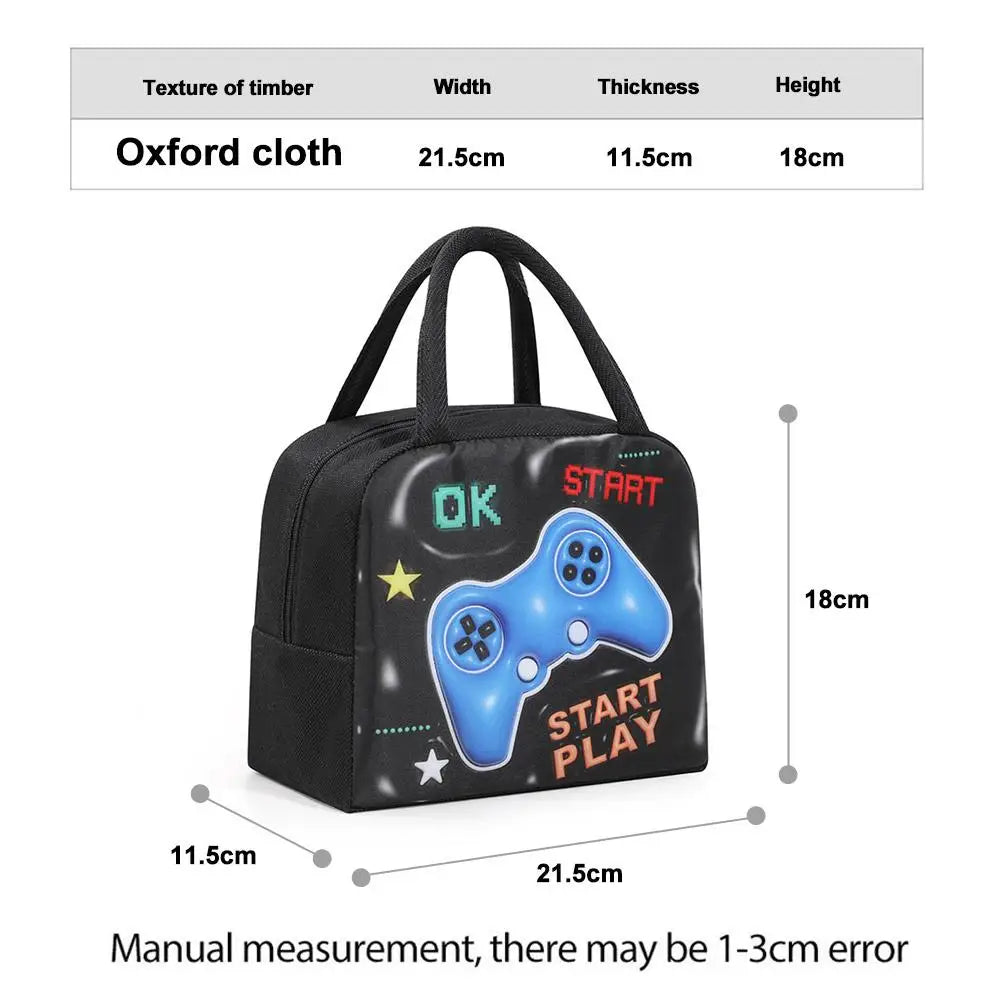 3D Cartoon Animal Insulated Lunch Bag – Kids Bento Tote