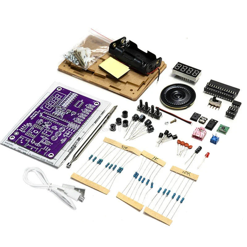 FM Radio DIY Assembly Kit RDA5807S Circuit Board 87-108MHz