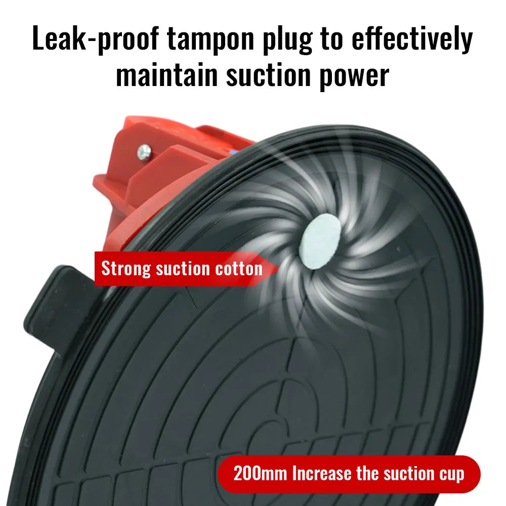 Protable Manual Vacuum Lift 8-inch Heavy-duty Fiberglass Stone