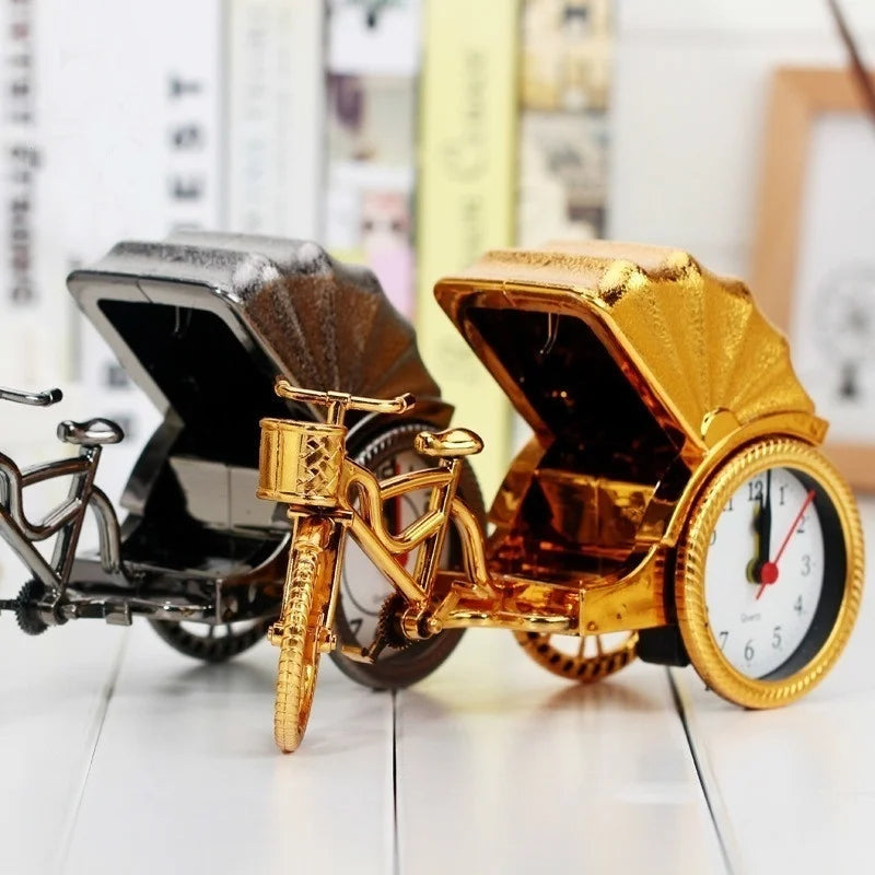 Retro Rickshaw Alarm Clock – Kids Decorative Bedside Clock
