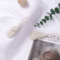 Cotton Rope Napkin Rings – European Style Table Decor 4 Pcs