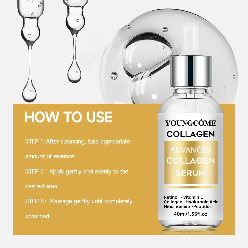 YOUNGCOME Collagen Hyaluronic Acid Face Serum – Firming