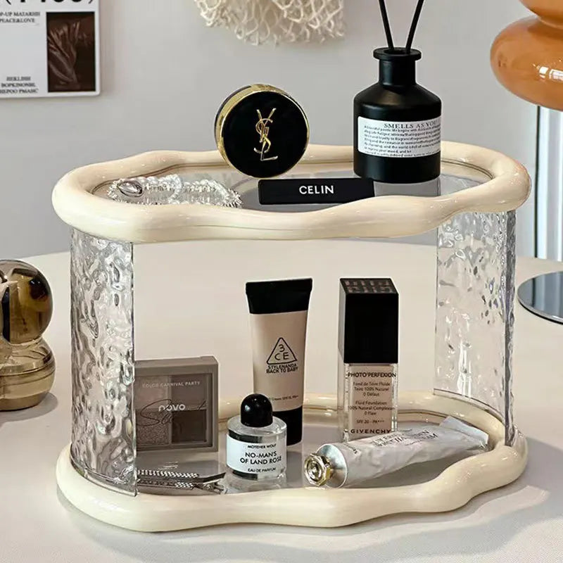 Desktop Cosmetics & Skincare Organizer Rack | Bathroom Storage