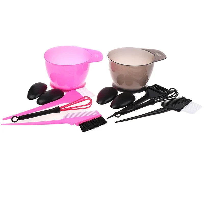 5-Pc Hair Coloring Brush & Bowl Set – Bleaching Dye Kit