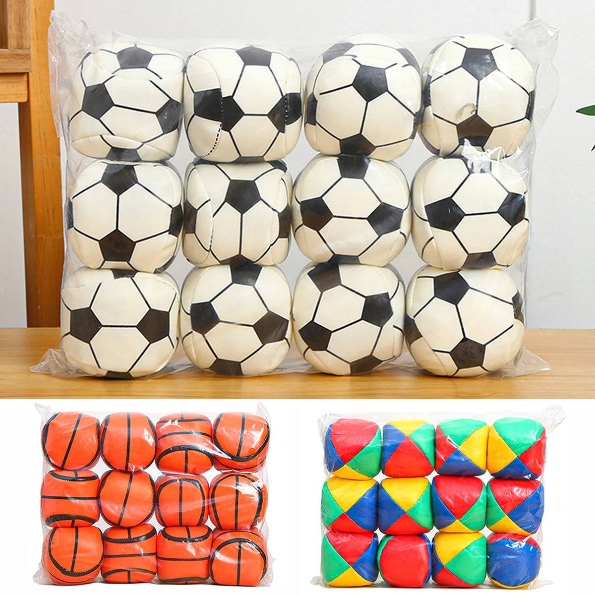 PU Leather Kids Bean Bag Toss Set – 12 Pieces | Indoor & Outdoor