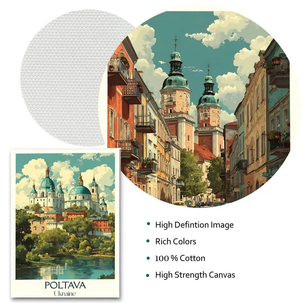 Vintage Poland City Minimalist Wall Art Poster Sticker