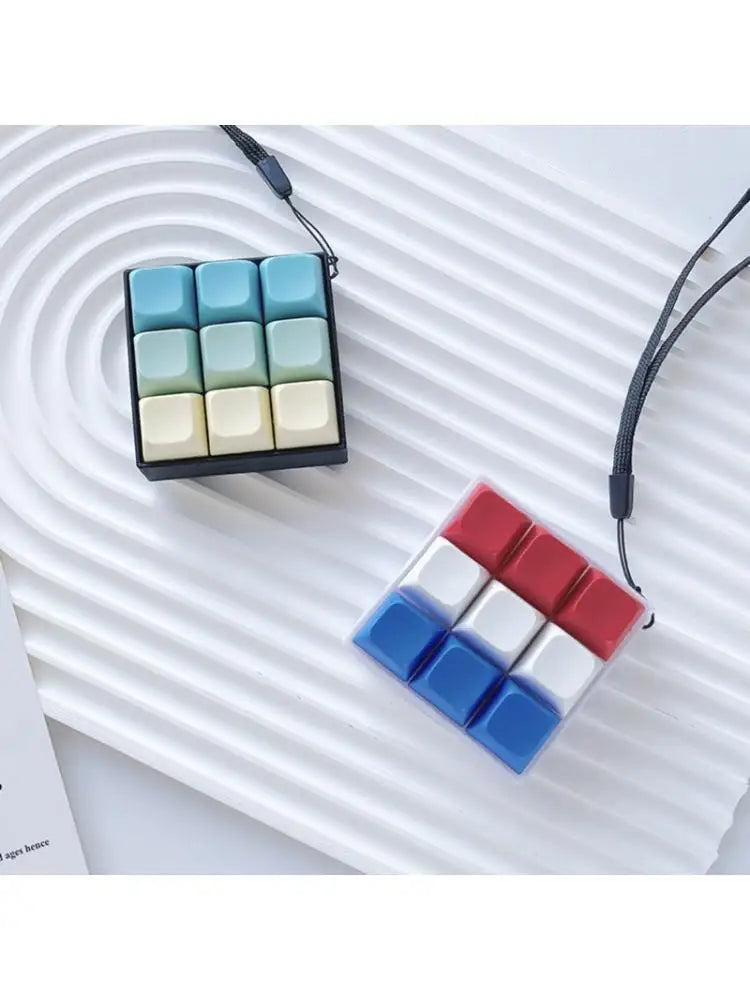 Anxiety Relief Fidget Keychain Toy | Stress Press for Adults & Kids