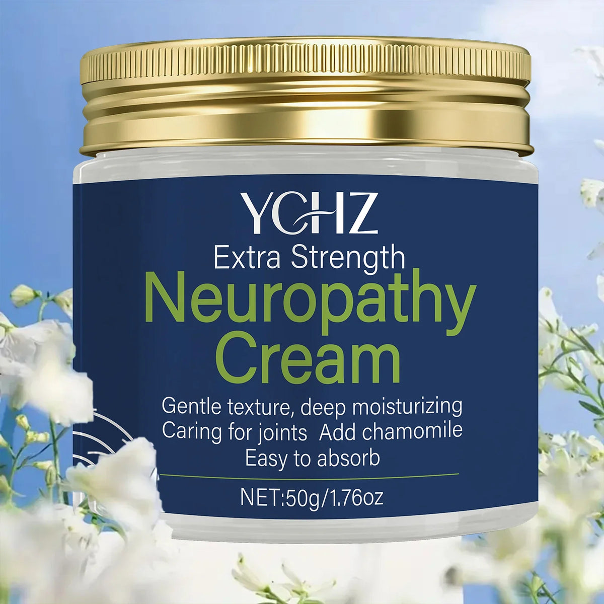 YCHZ Moisturizing Cream for Feet, Legs & Hands – Fragrance-Free