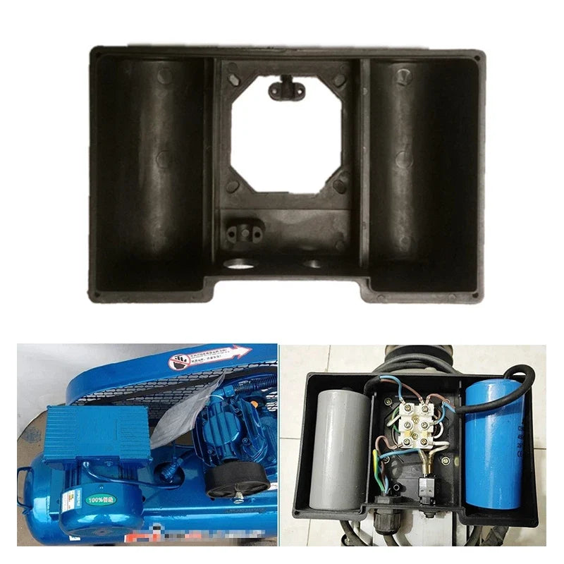 Air Compressor Capacitor Junction Box – Single-Phase 1.1–2.2KW