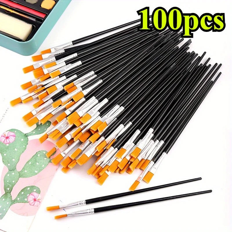 Acrylic Paint Brushes Kid Artists Handcraft Arts Watercolor Oil