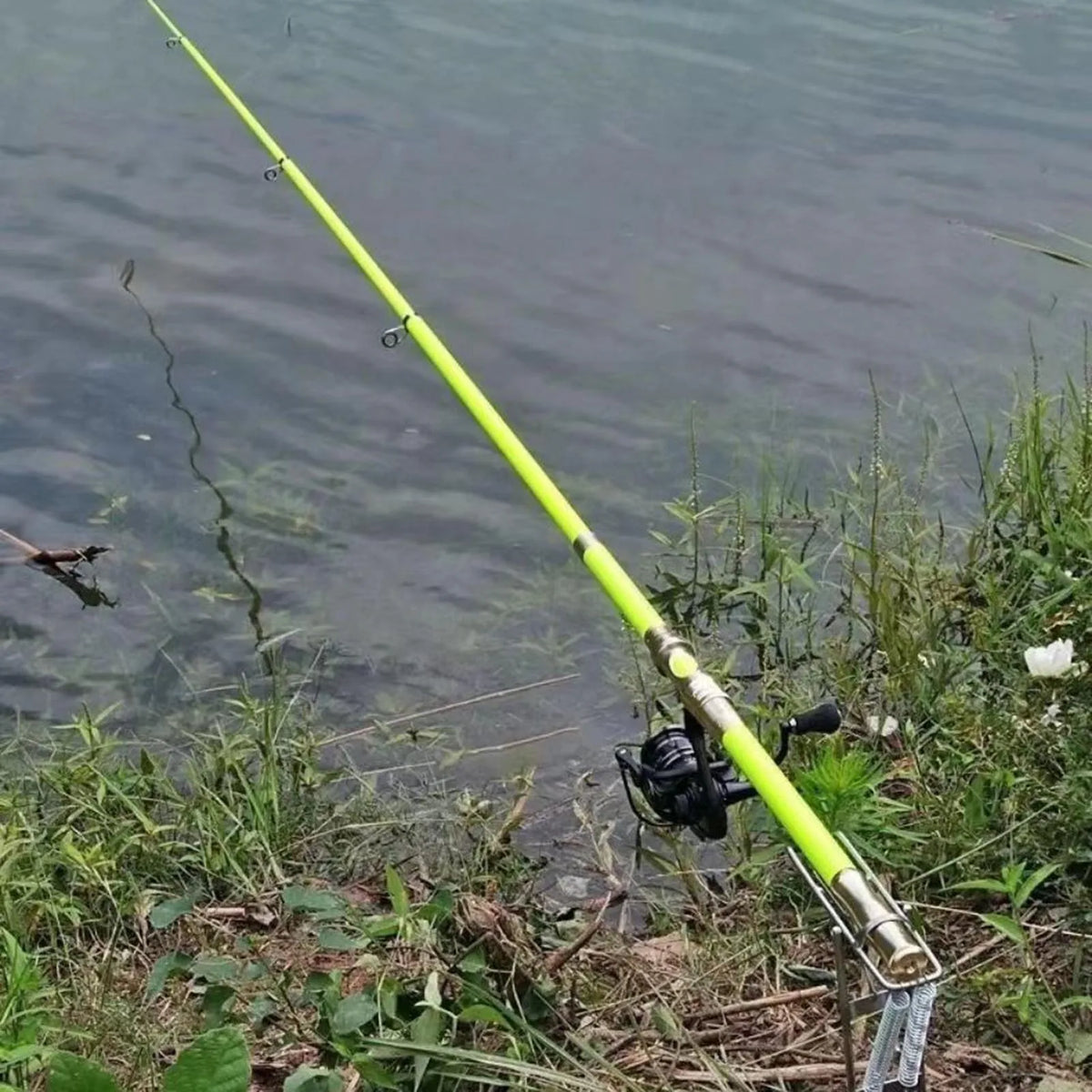 Automatic Spring Fishing Rod Holder | Stainless Steel Universal