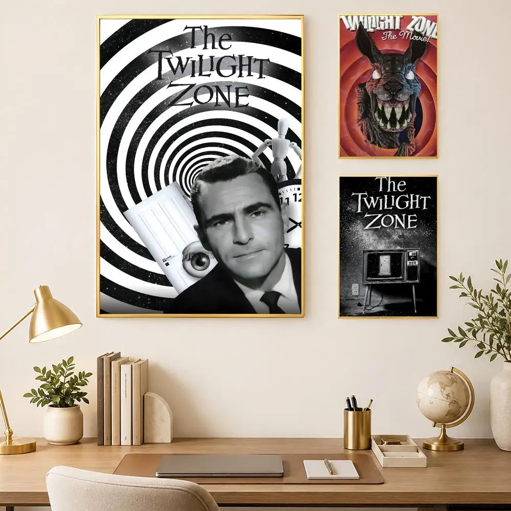Twilight Zone Wall Art Poster – Self-Stick HD Waterproof Decor