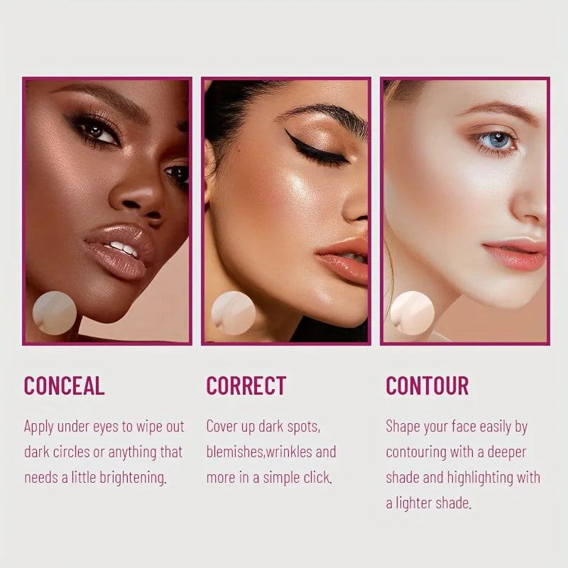 USHAS Sponge Tip Concealer & Liquid Foundation – All Skin