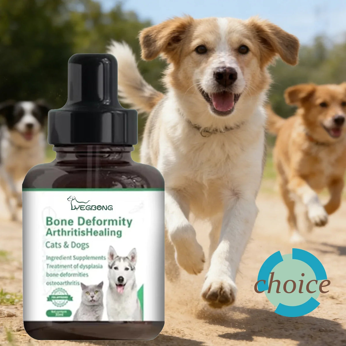 Yegbong Dog Joint Care Drops | Hip & Bone Supplement