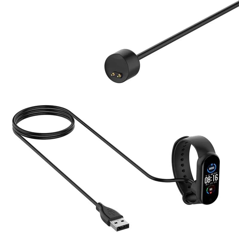 Magnetic USB Charger Cable for Xiaomi Mi Band 5 6 7 & Amazfit 5