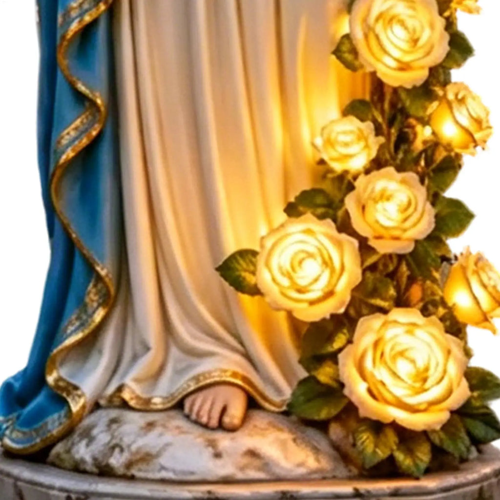 Resin Garden Statue Lamp – Waterproof LED Outdoor Lantern Decor