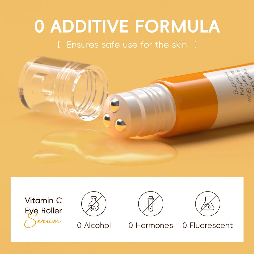 LAIKOU Vitamin C Eye Serum Roller 20ml – Brighten & Hydrate
