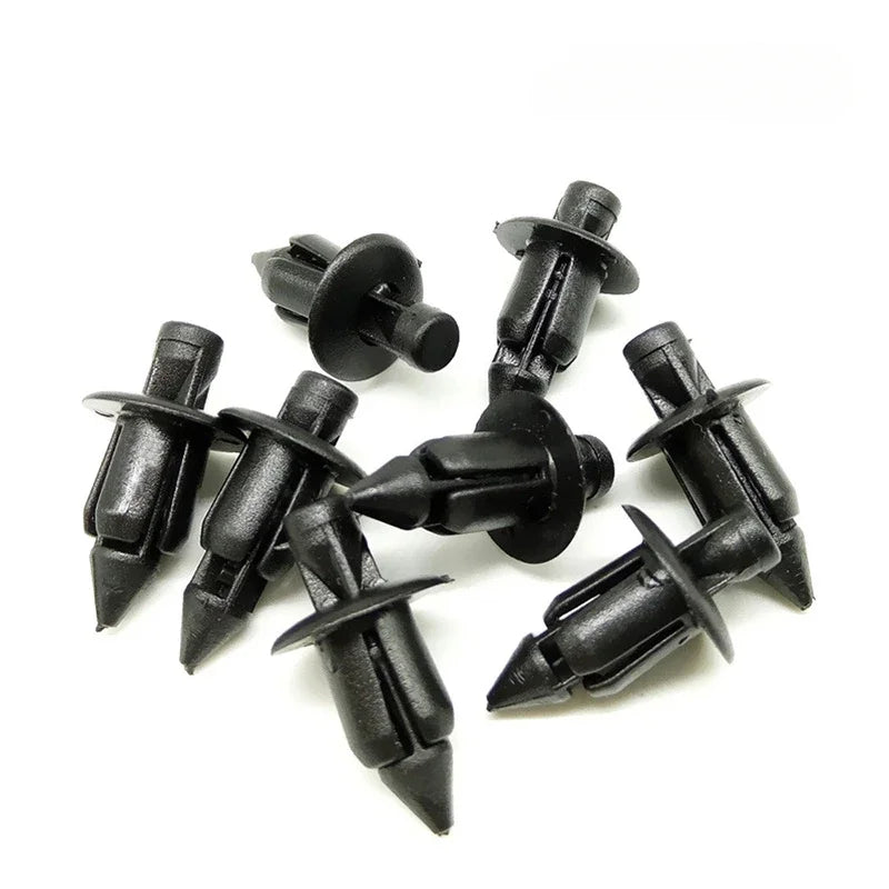 100Pcs Plastic Fairing Panel Fastener Clips – Honda Suzuki Kawasaki