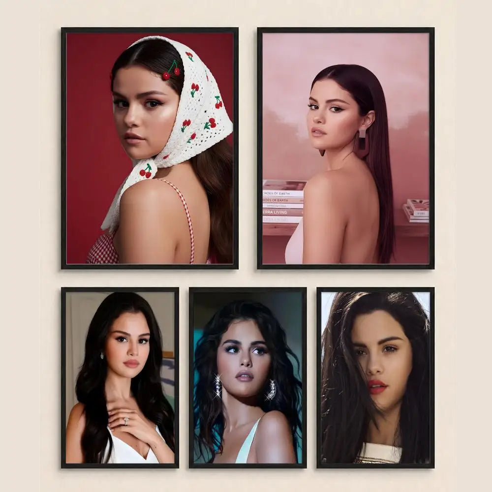 Selena Gomez HD Wall Poster – Modern Music Art Home Decor