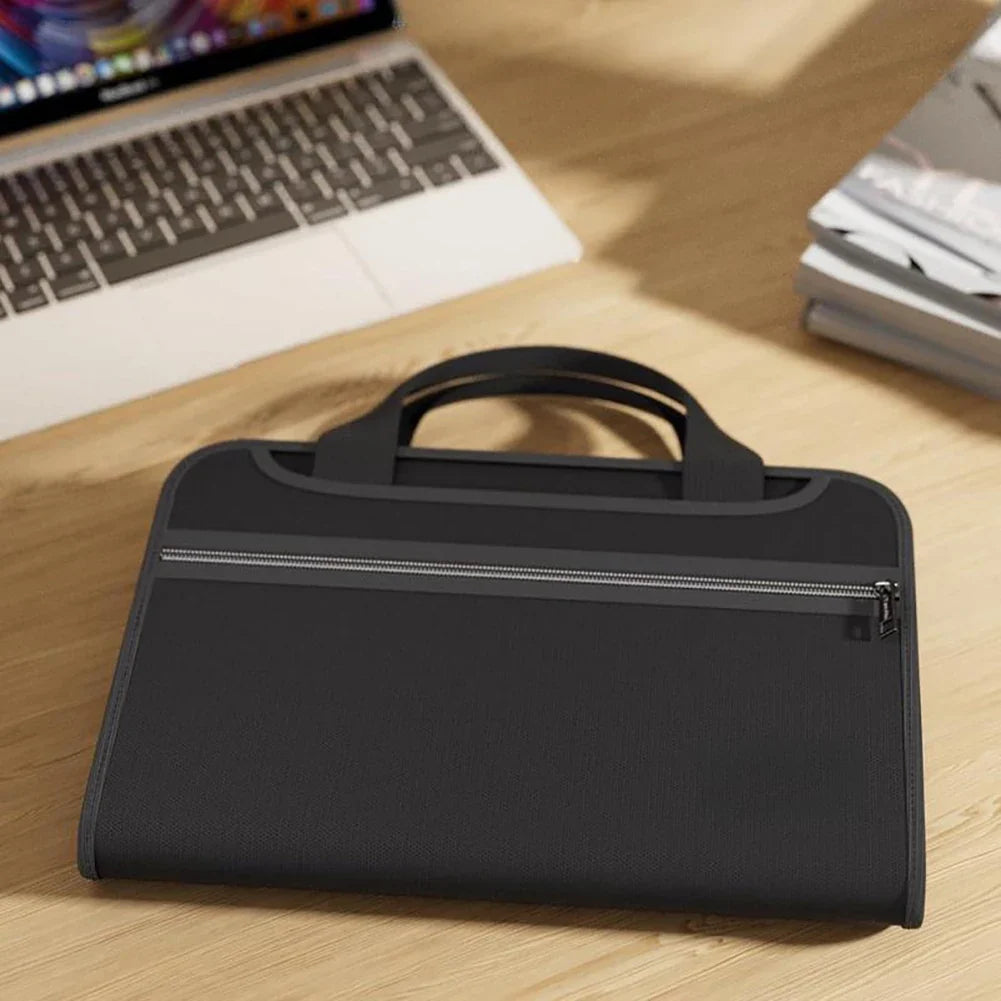 Fireproof Waterproof Document Bag – Large Capacity File Organiser