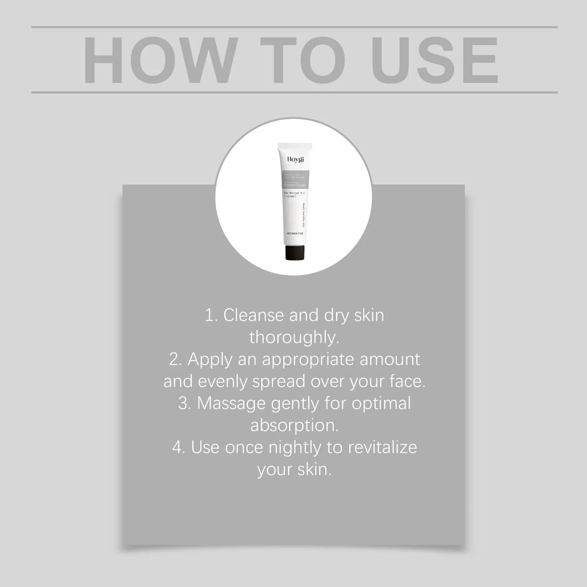 Hoygi Retinol Moisturizing Cream – Brighten & Hydrate Skin