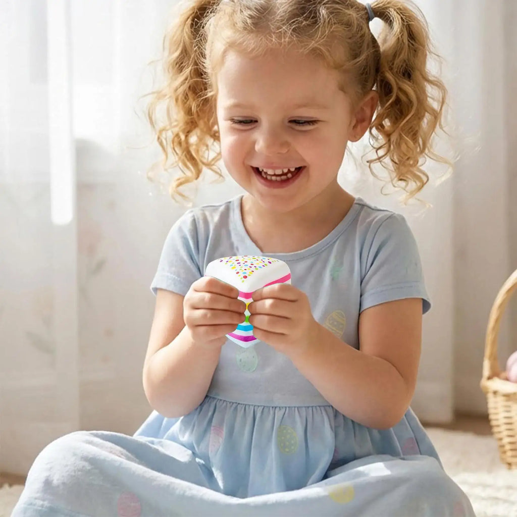 Rainbow Cake Sensory Squeeze Ball – Fidget Toy Kids & Adults