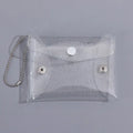 Mini Glitter PVC Clear Keychain Coin Purse & Card Wallet