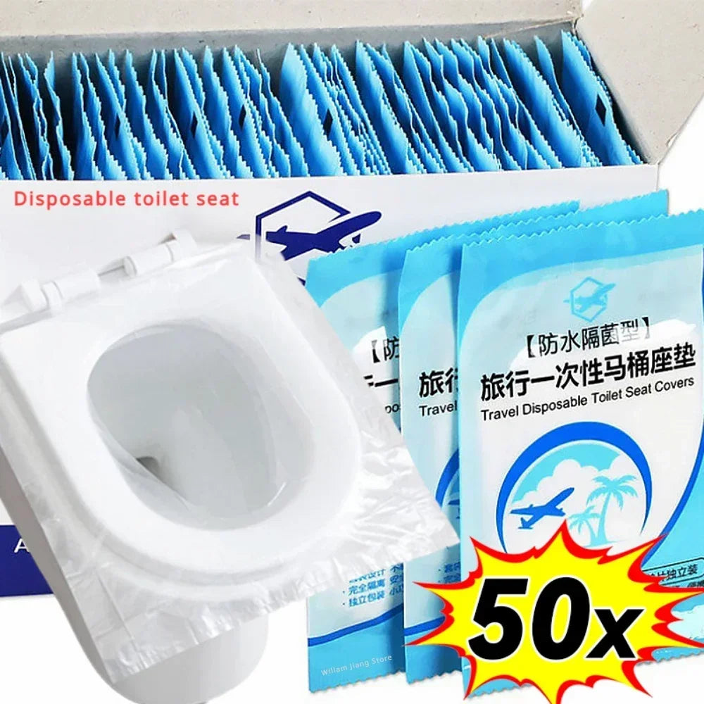 Disposable Toilet Seat Covers – Waterproof PE Protector Mats