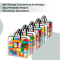 5-Pack Clear Christmas Wreath Storage Bags | Garland Organizer