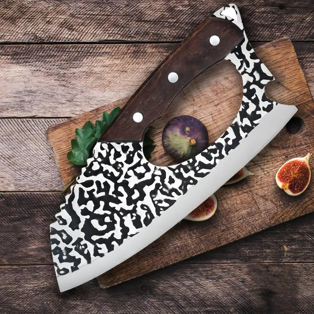 Stainless Steel Chef's Cleaver & Slicing Knife – 21.5cm