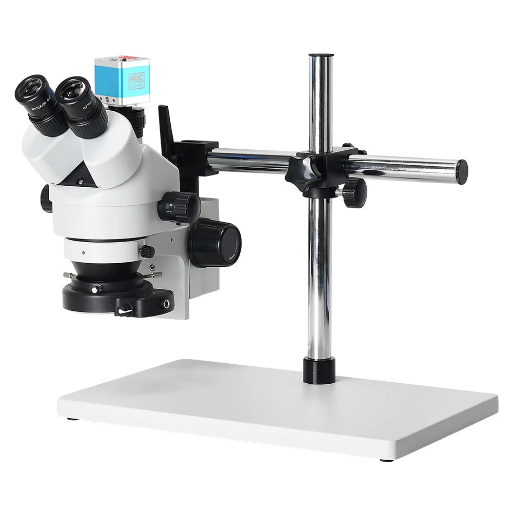 Dual Lens 7–45X Zoom Stereo Microscope | PCB & Electronics