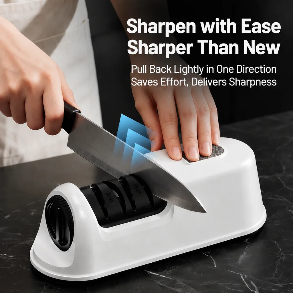 PLYS 3-Stage Electric Knife & Scissors Sharpener | USB