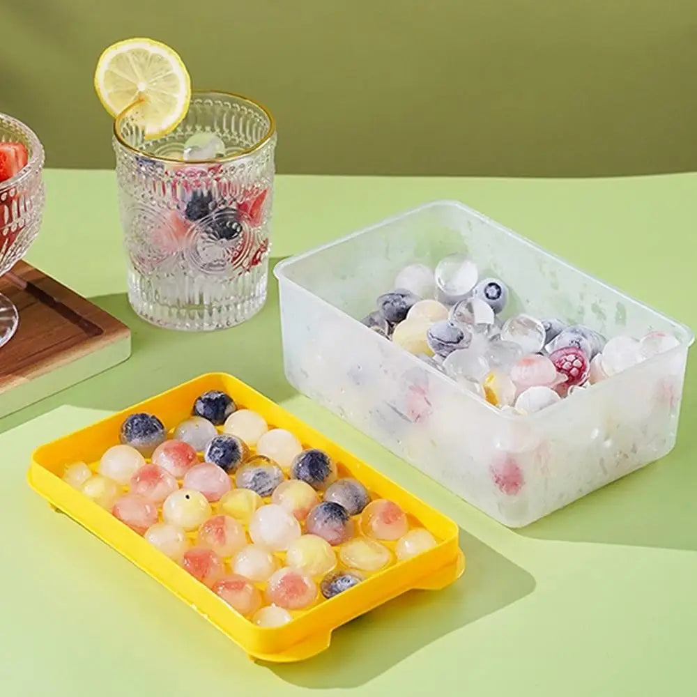 Large Capacity 3-Piece Ice Cube Tray Set – Easy Release Mold