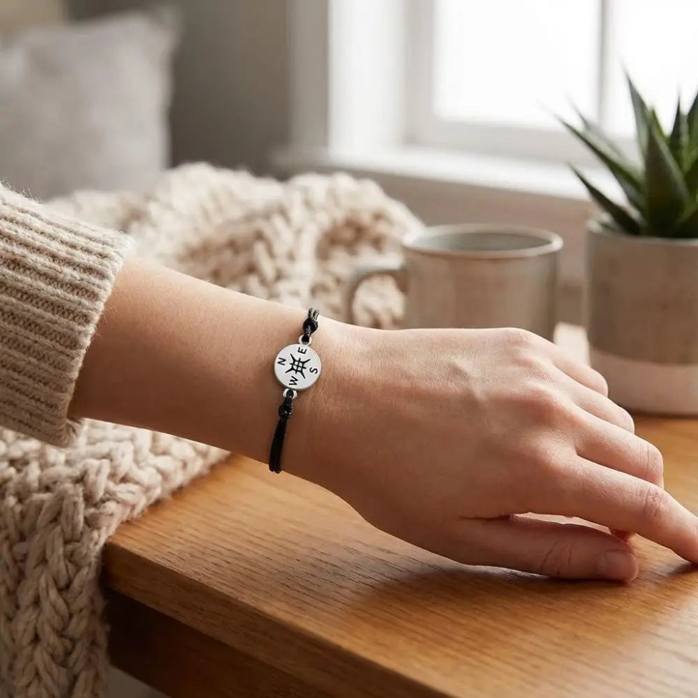 Graduation Compass Bracelet | "The Adventure Begins" Gift Set