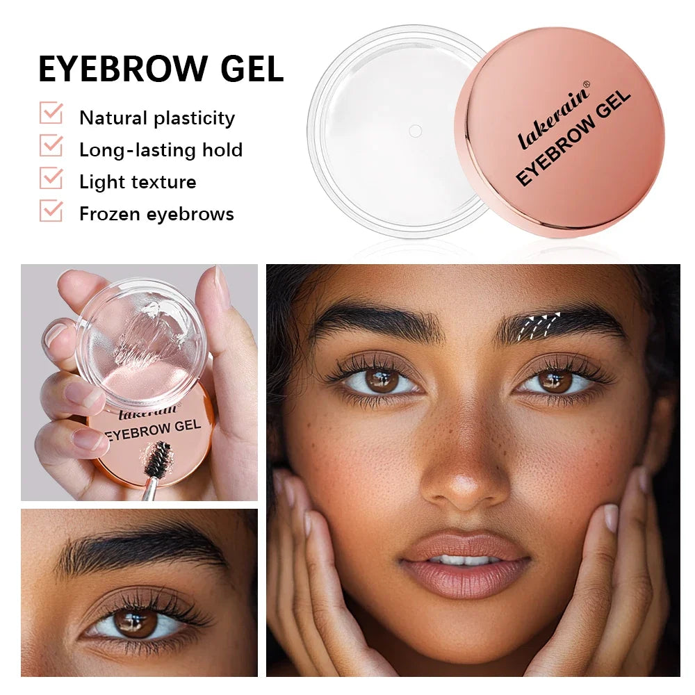 3D Waterproof Eyebrow Styling Gel Cream & Brush | Wild Brow