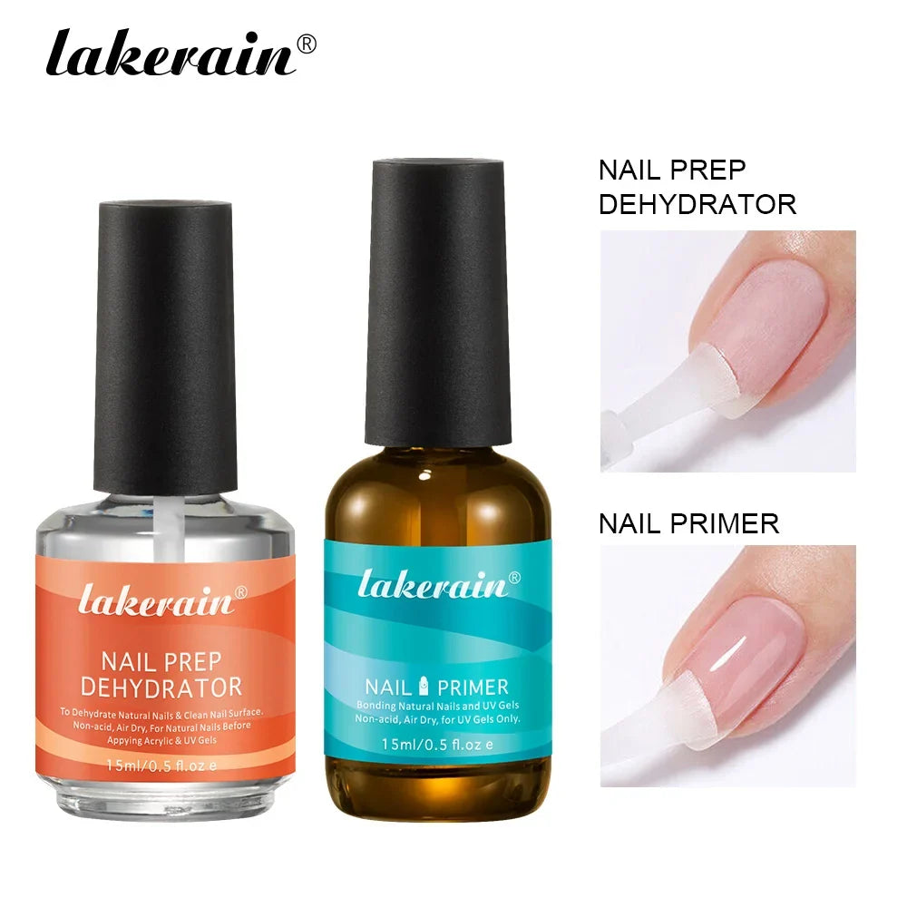 Nail Prep Dehydrator & Primer Set 2×7.5ml | Pro Manicure